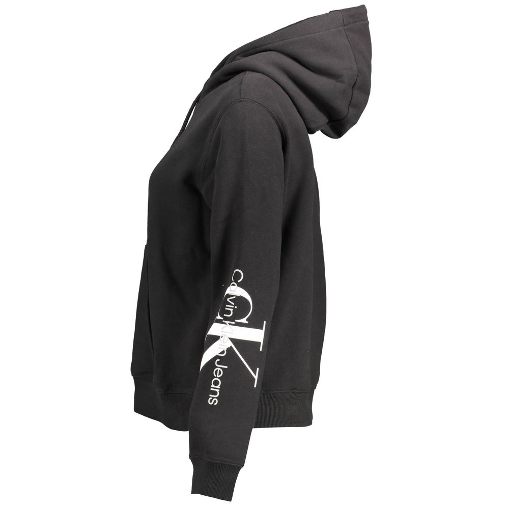 Calvin Klein Black Cotton Women Sweatshirt -   -  Calvin Klein.