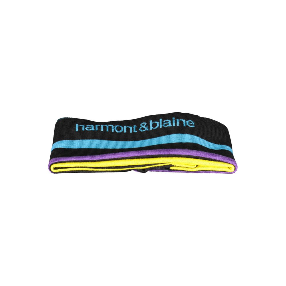 Harmont & Blaine Black Wool Men Scarf -   -  Harmont & Blaine.