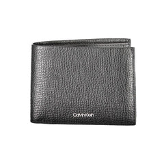 Calvin Klein Black Leather Men Wallet -  Leather Wallet for Men -  Calvin Klein.