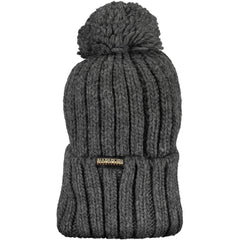 Napapijri Gray Acrylic Men Cap -   -  Napapijri.