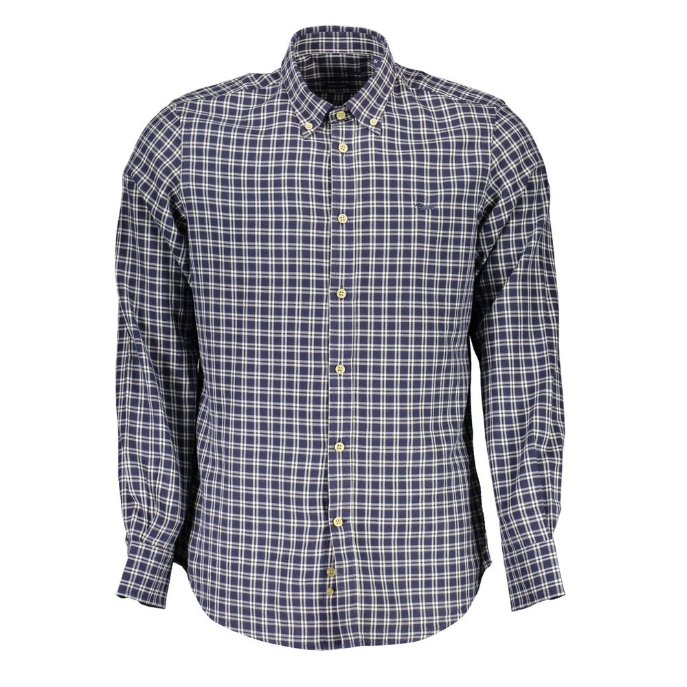 Harmont & Blaine Blue Cotton Men Shirt -   -  Harmont & Blaine.
