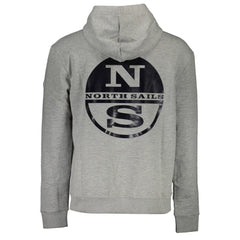 North Sails Gray Cotton Men Sweater -   -  North Sails.