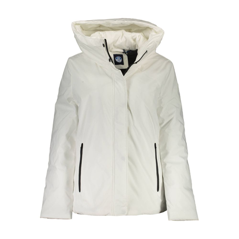 North Sails White Polyester Women Jacket -   -  North Sails.