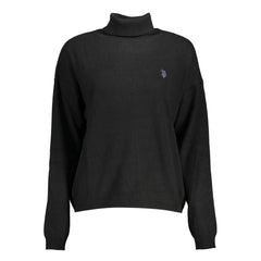 U.S. POLO ASSN. Black Wool Women Sweater -   -  U.S. POLO ASSN..