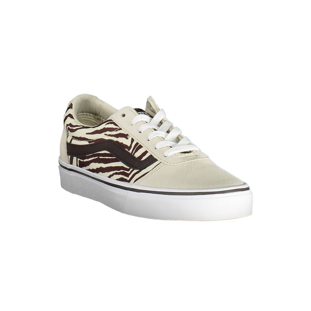 Vans Beige Leather Women Sneaker -   -  Vans.