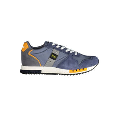 Blauer Blue Leather Men Sneaker -   -  Blauer.