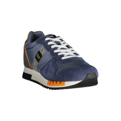 Blauer Blue Leather Men Sneaker -   -  Blauer.