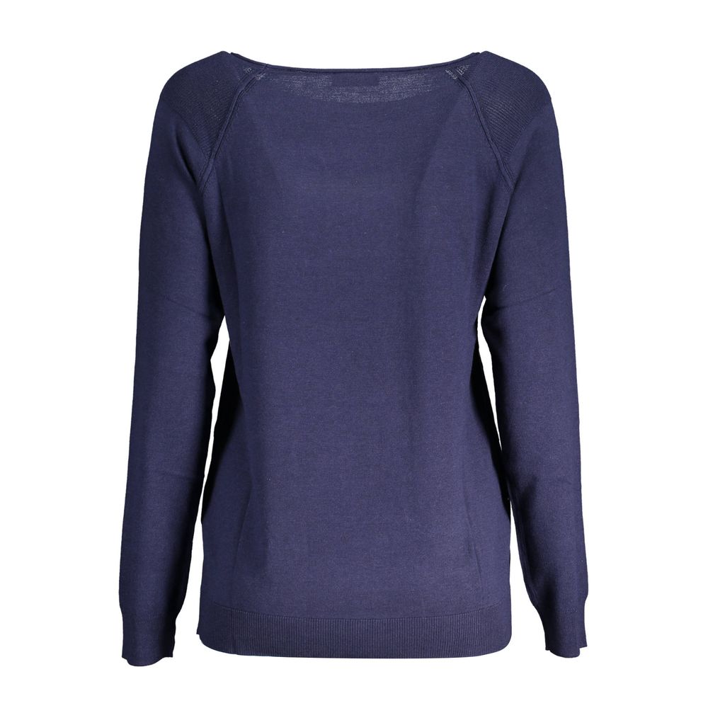 North Sails Blue Viscose Women Sweater -   -  North Sails.
