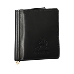 La Martina Black Leather Men Wallet -  Wallets for Men -  La Martina.