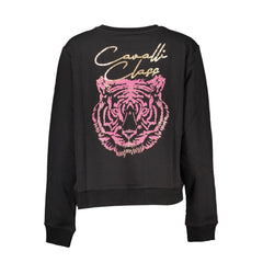 Cavalli Class Black Cotton Women Sweater -   -  Cavalli Class.