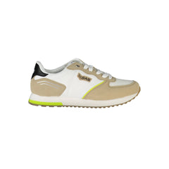 Gas White Polyester Sneaker -   -  Gas.