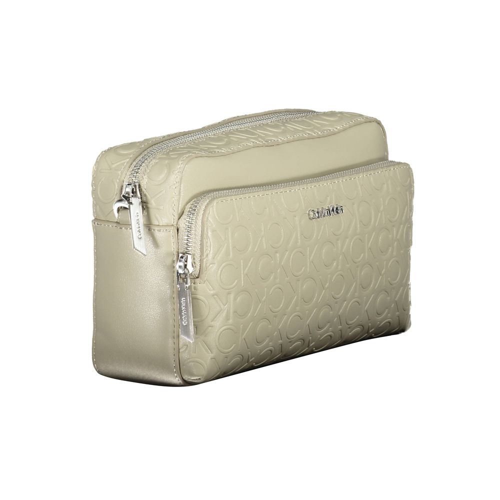 Calvin Klein Beige Polyester Handbag -   -  Calvin Klein.