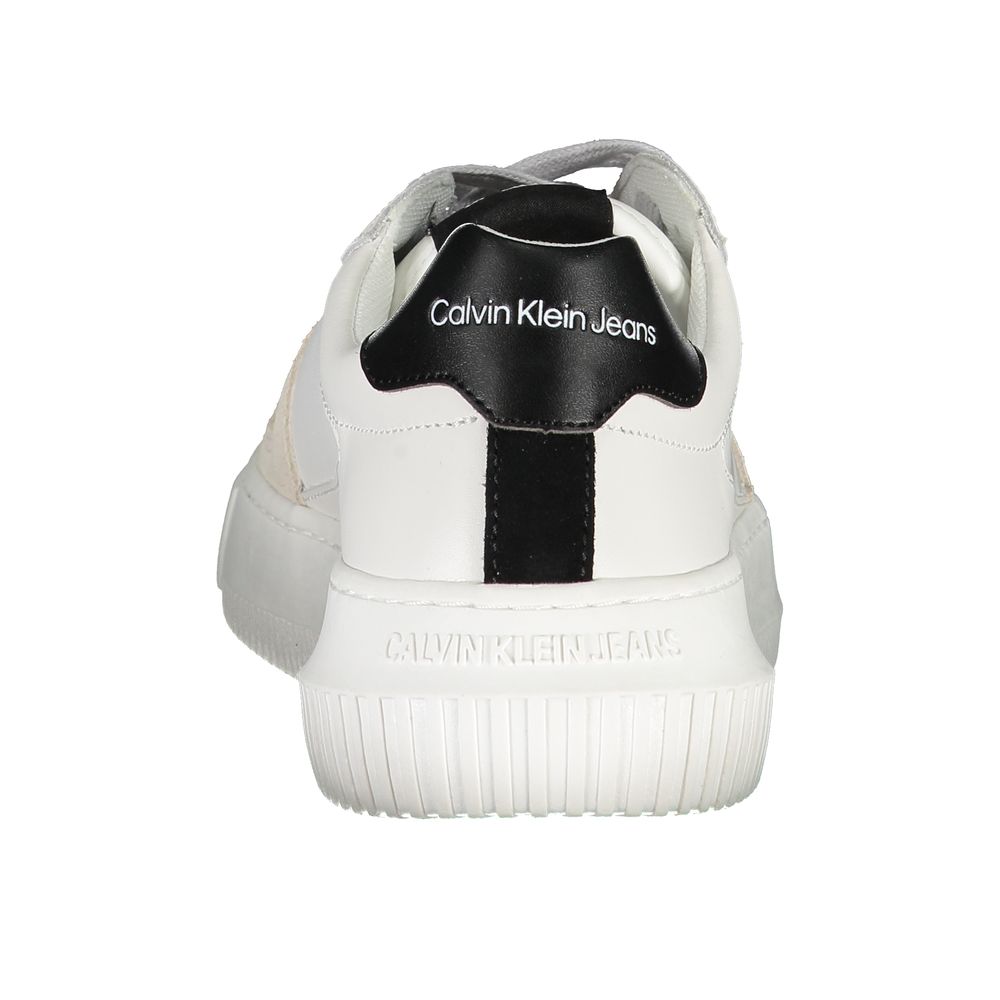 Calvin Klein White Polyester Sneaker -   -  Calvin Klein.