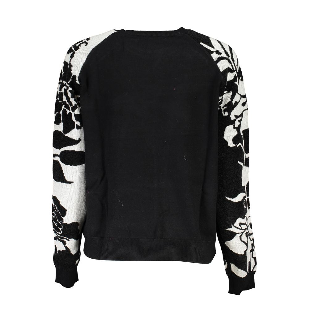 Desigual Chic High Neck Sweater with Contrast Details -   -  Desigual.