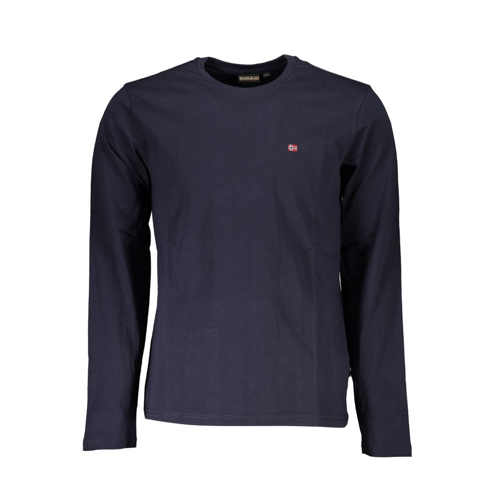 Napapijri Blue Cotton T-Shirt -   -  Napapijri.
