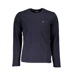 Napapijri Blue Cotton T-Shirt -   -  Napapijri.