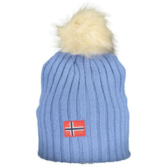 Norway 1963 Light Blue Acrylic Women Hat -   -  Norway 1963.