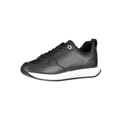 Tommy Hilfiger Black Leather Women Sneaker -   -  Tommy Hilfiger.