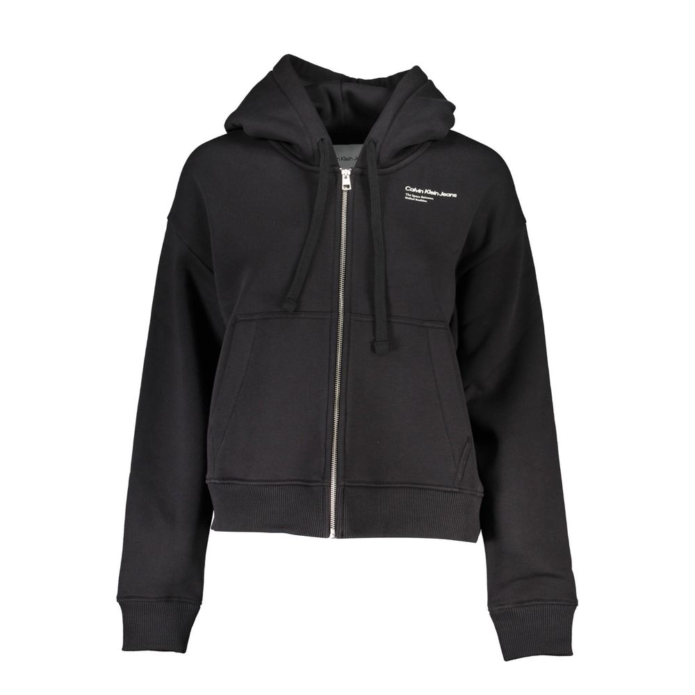 Calvin Klein Sleek Hooded Fleece Sweatshirt with Embroidery -   -  Calvin Klein.