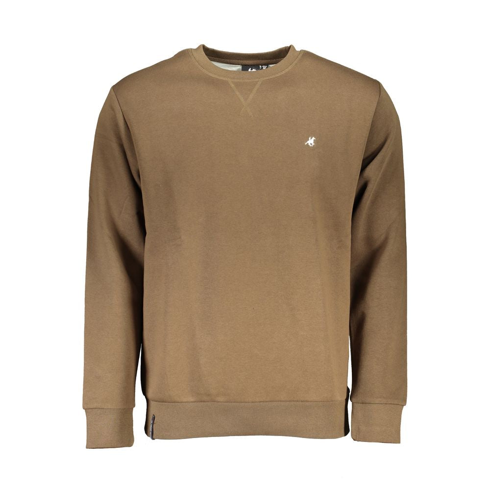 U.S. Grand Polo Brown Cotton Sweater -   -  U.S. Grand Polo.