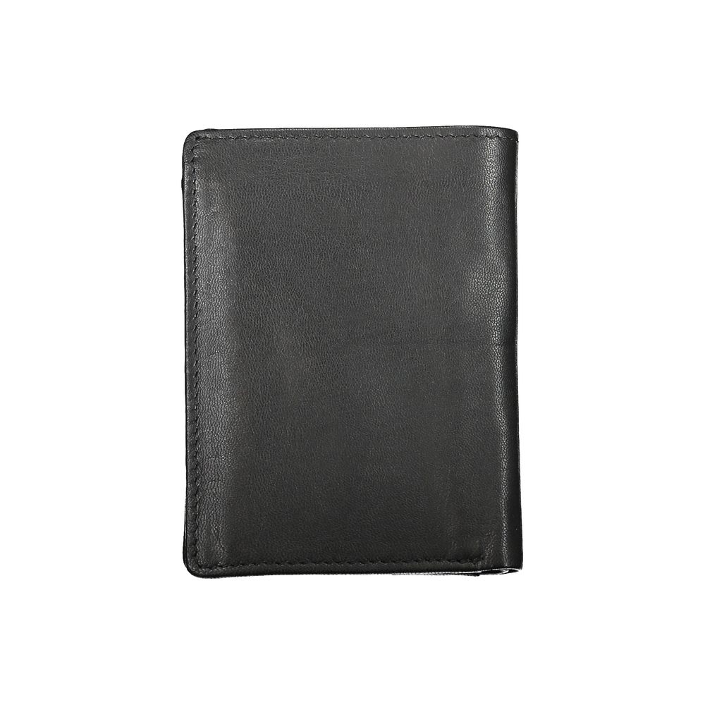 Blauer Elegant Black Leather Dual Compartment Wallet -  Wallets for Men -  Blauer.