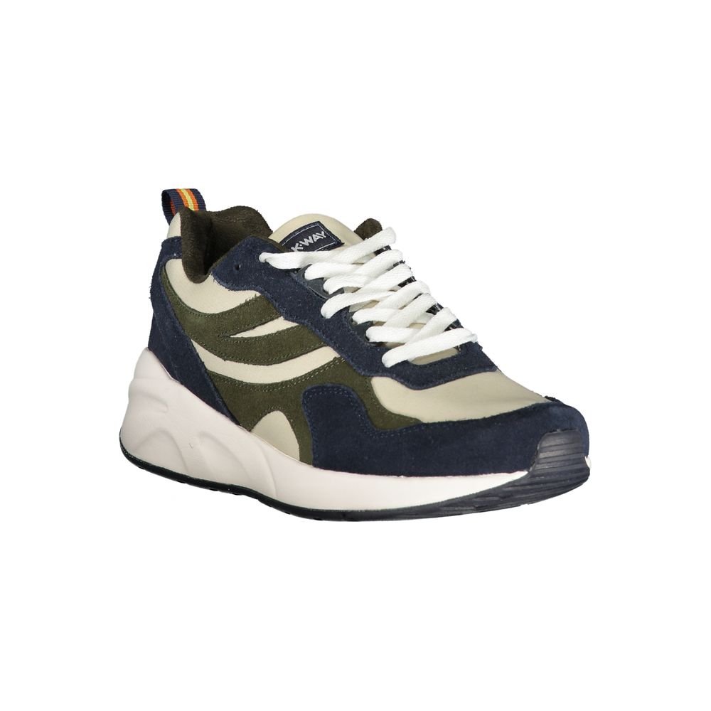 K-WAY Sleek Blue Sneakers with Contrast Details -   -  K-WAY.