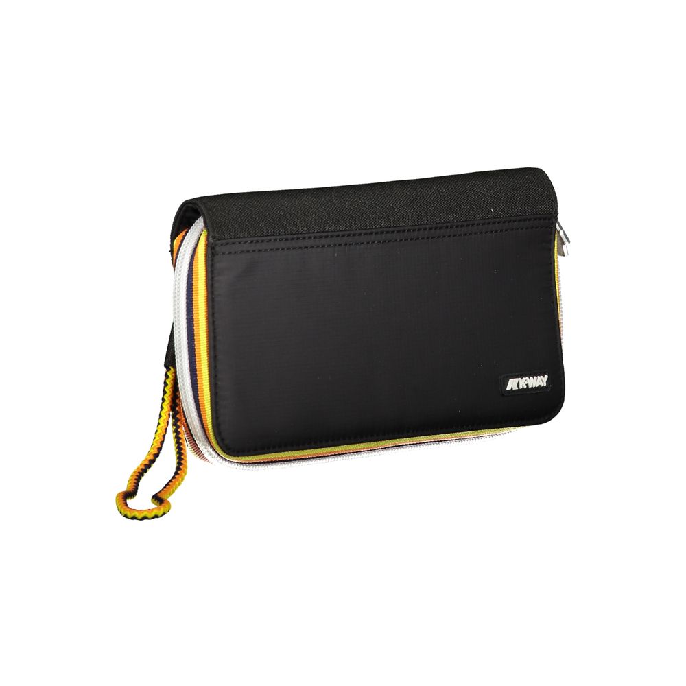 K-WAY Sleek Black Polyamide Wallet with Coin Purse -   -  K-WAY.