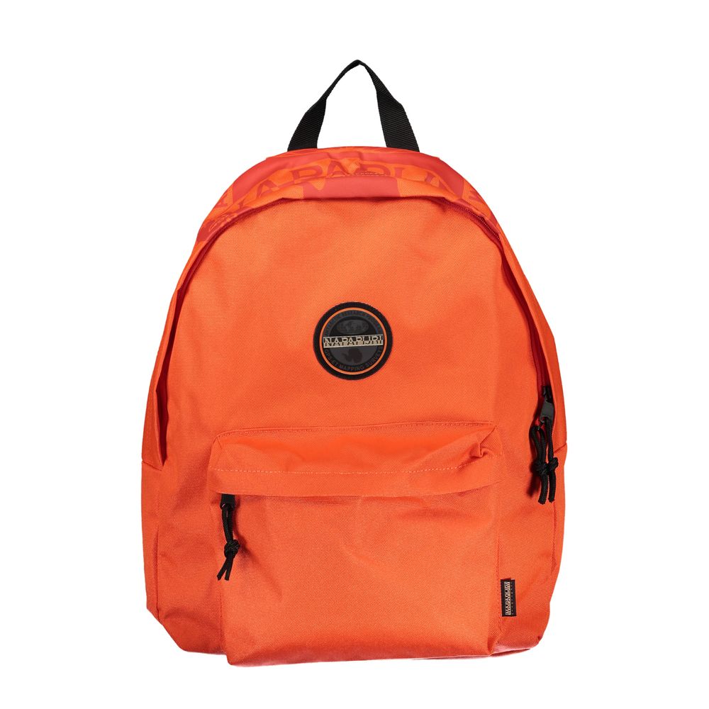 Napapijri Chic Pink Cotton Backpack with Contrast Details -   -  Napapijri.