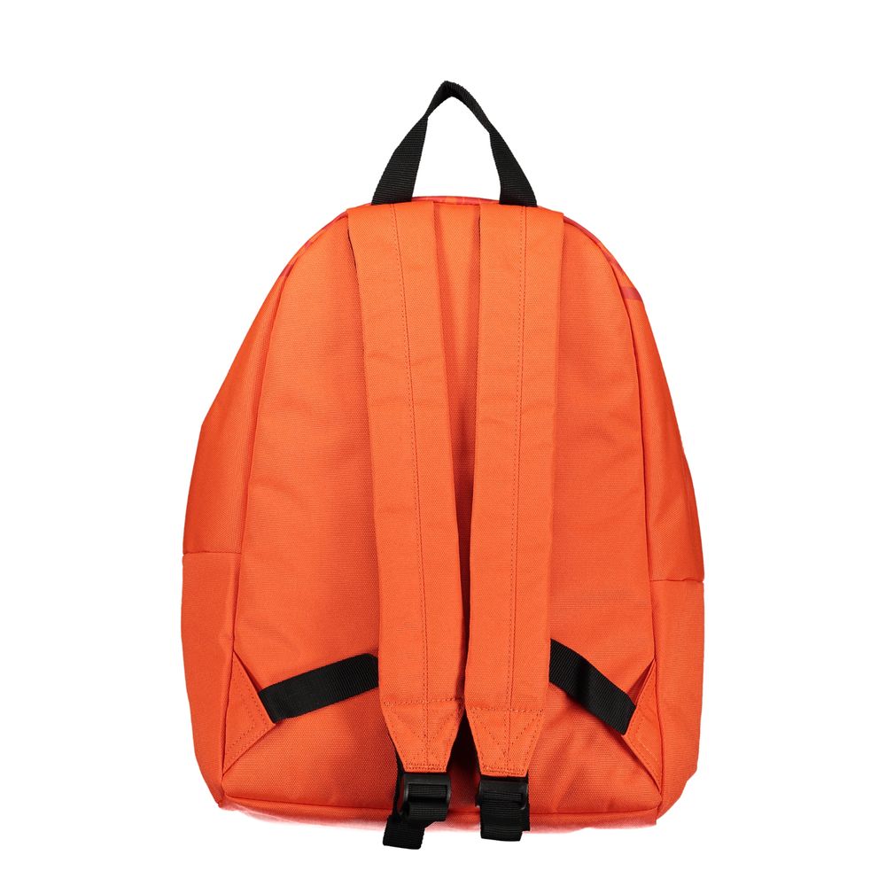Napapijri Chic Pink Cotton Backpack with Contrast Details -   -  Napapijri.