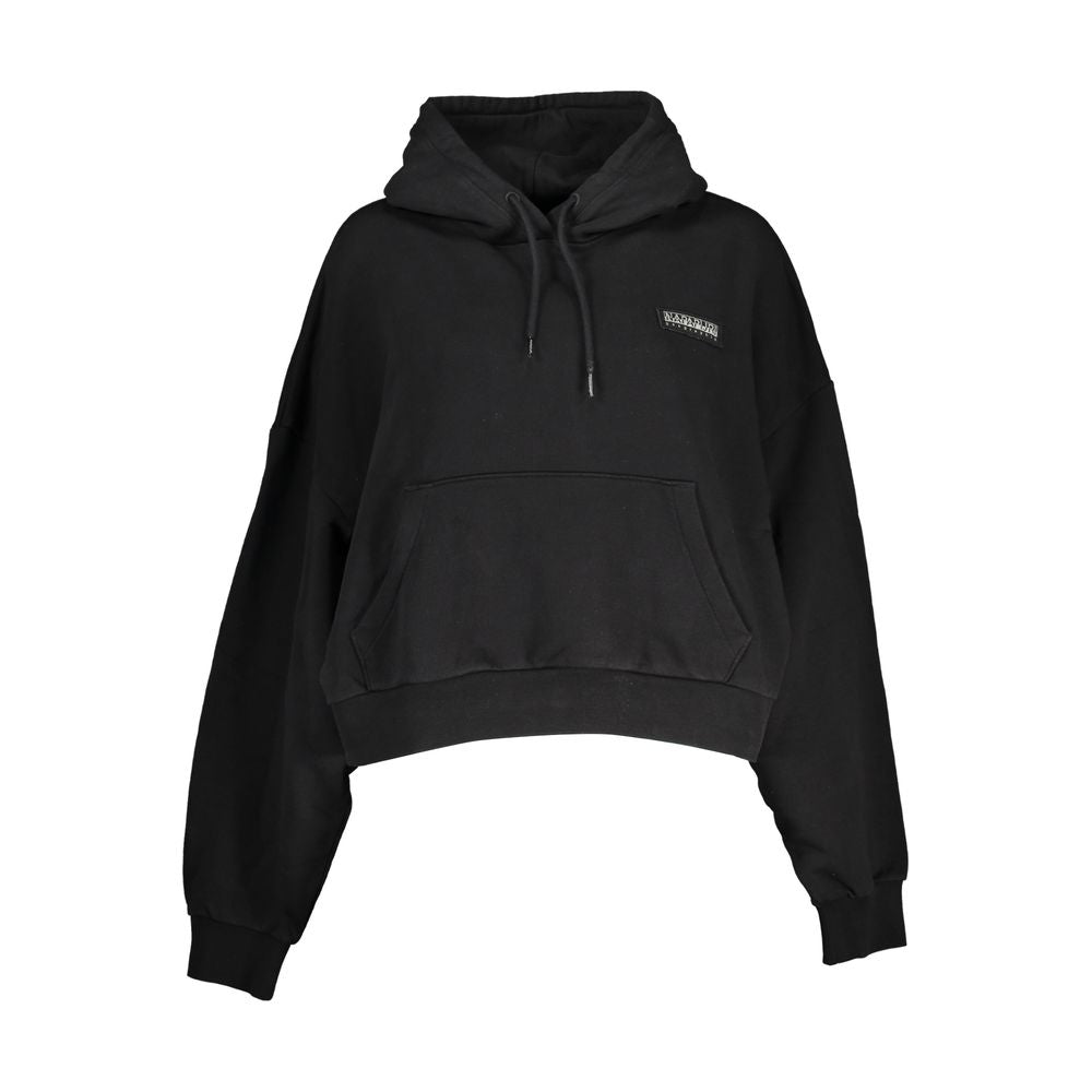 Napapijri Black Cotton Sweater -   -  Napapijri.