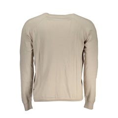 Napapijri Chic Beige Long Sleeve Crew Neck Sweater -   -  Napapijri.