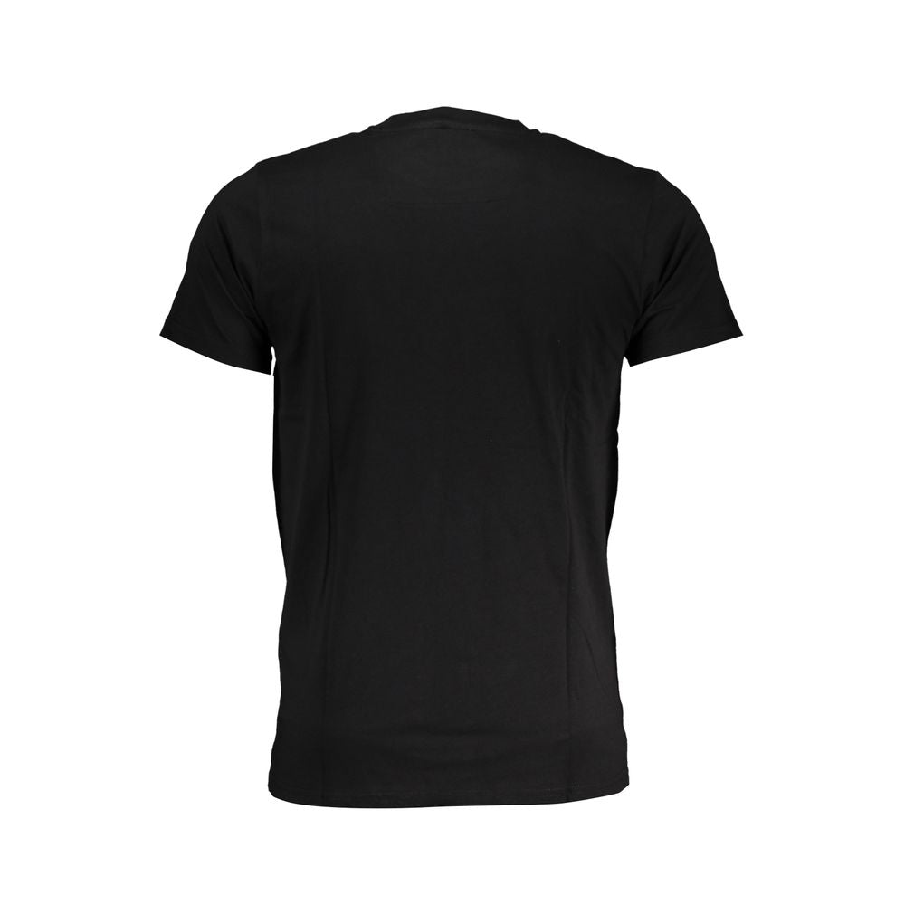 Cavalli Class Black Cotton T-Shirt -   -  Cavalli Class.