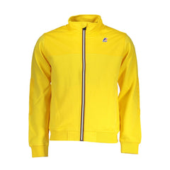 K-WAY Sunshine Yellow Long-Sleeved Zip Sweatshirt -   -  K-WAY.