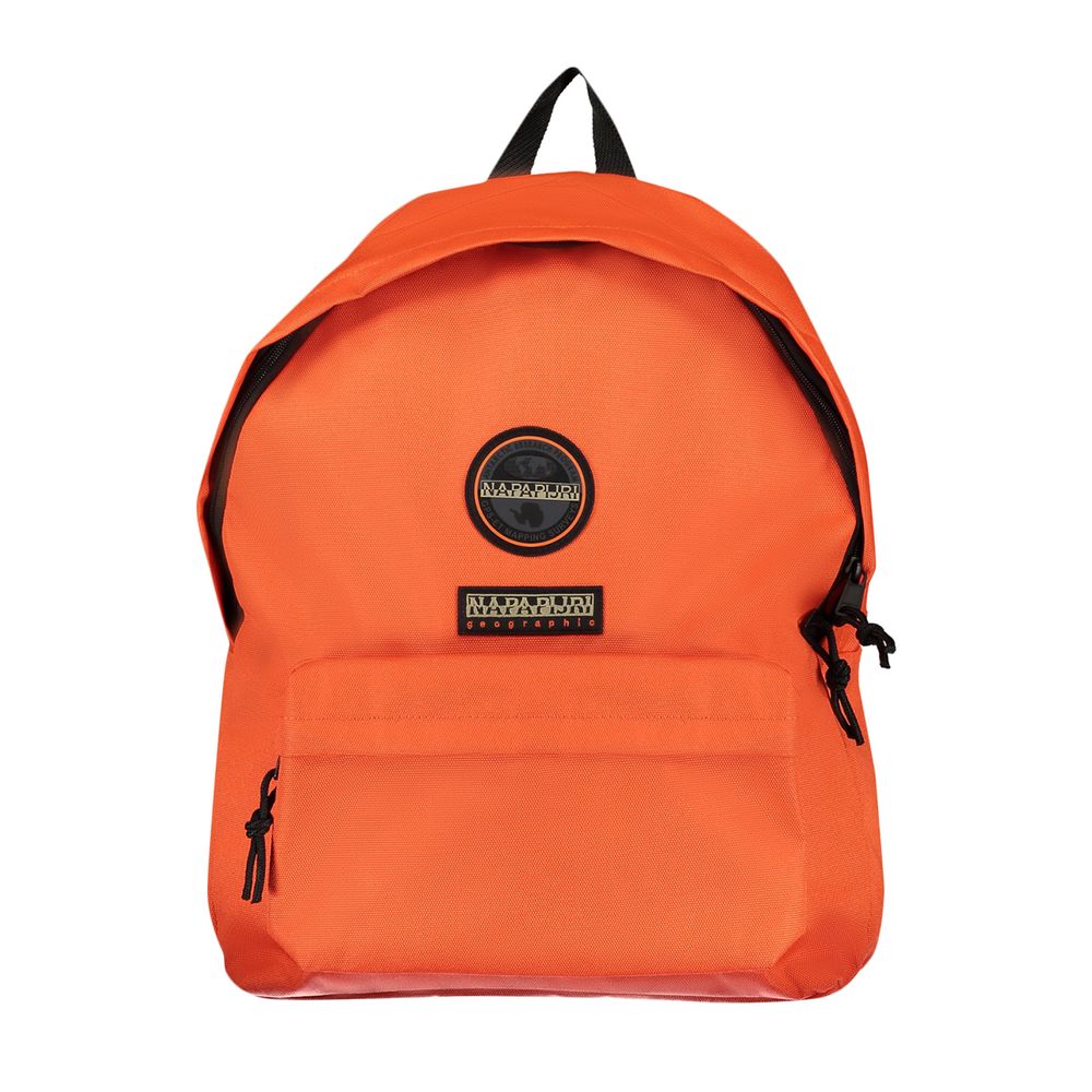 Napapijri Eco-Chic Orange Backpack with Logo Design -  Luxury Backpacks for Women -  Napapijri.
