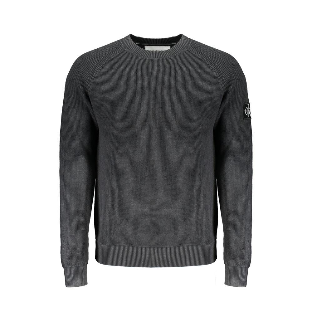 Calvin Klein Black Cotton Sweater -   -  Calvin Klein.