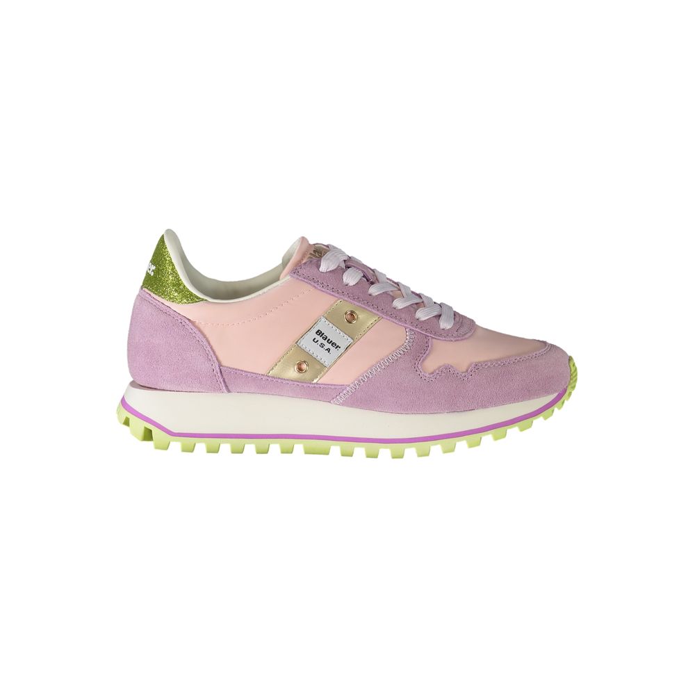 Blauer Pink Polyester Sneaker -   -  Blauer.