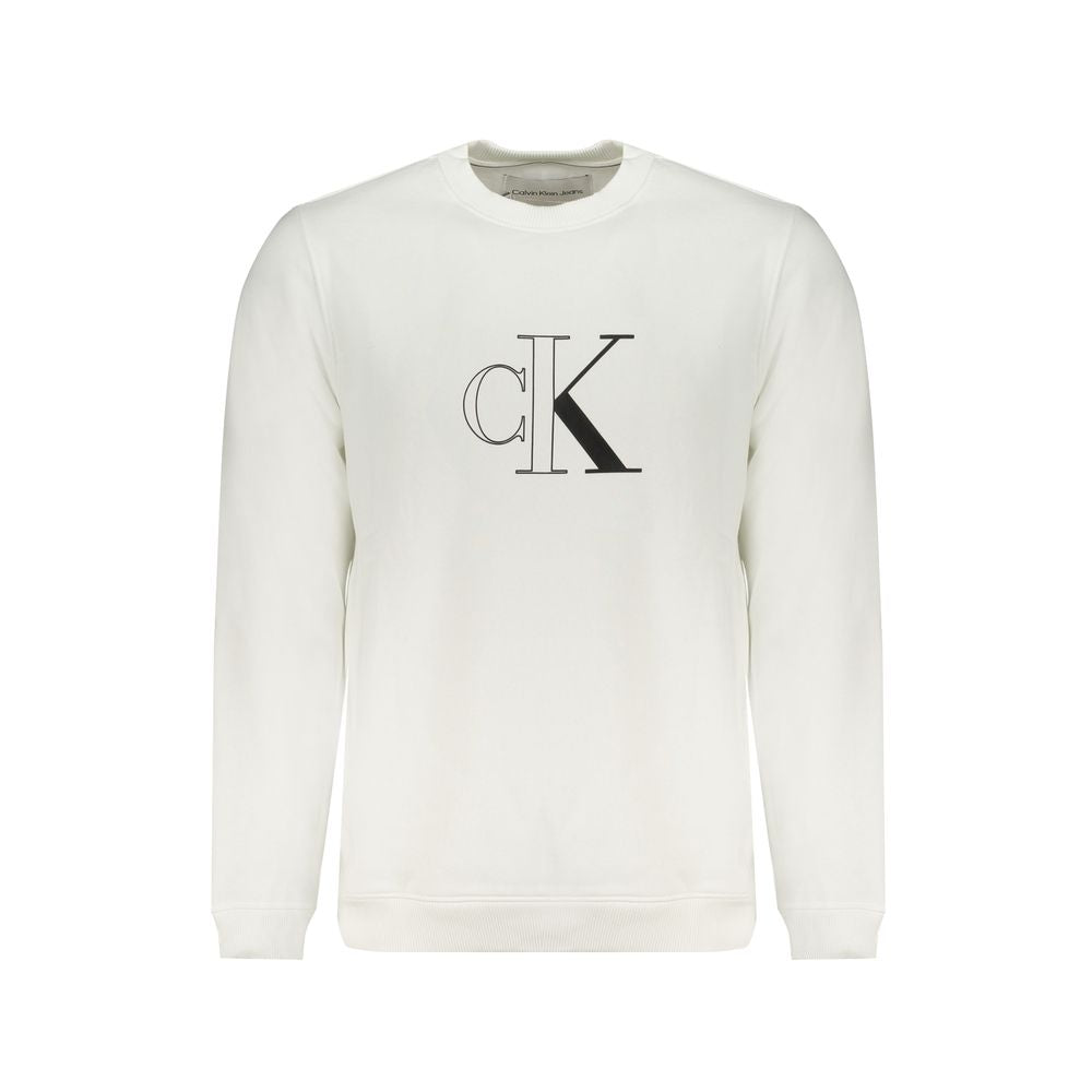 Calvin Klein White Cotton Sweater -   -  Calvin Klein.