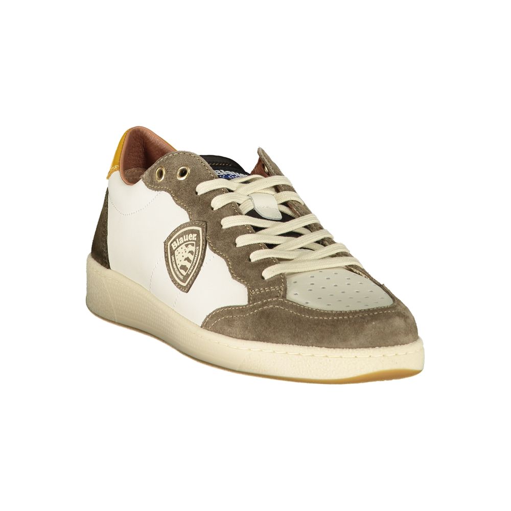Blauer White Polyester Sneaker -   -  Blauer.