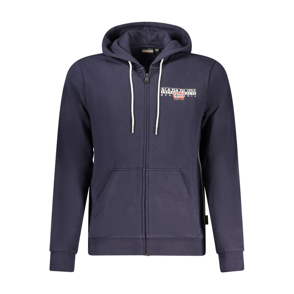 Napapijri Blue Cotton Sweater -   -  Napapijri.