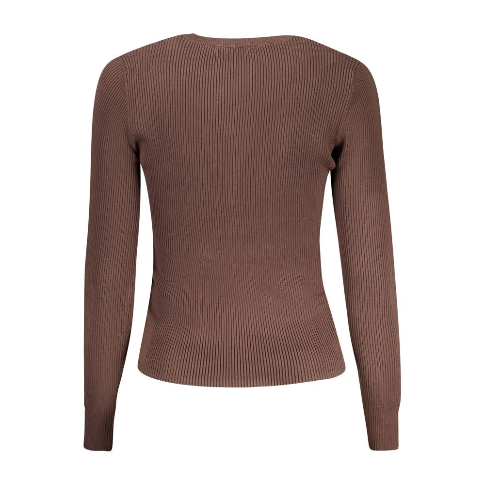 Guess Jeans Brown Viscose Sweater -   -  Guess Jeans.