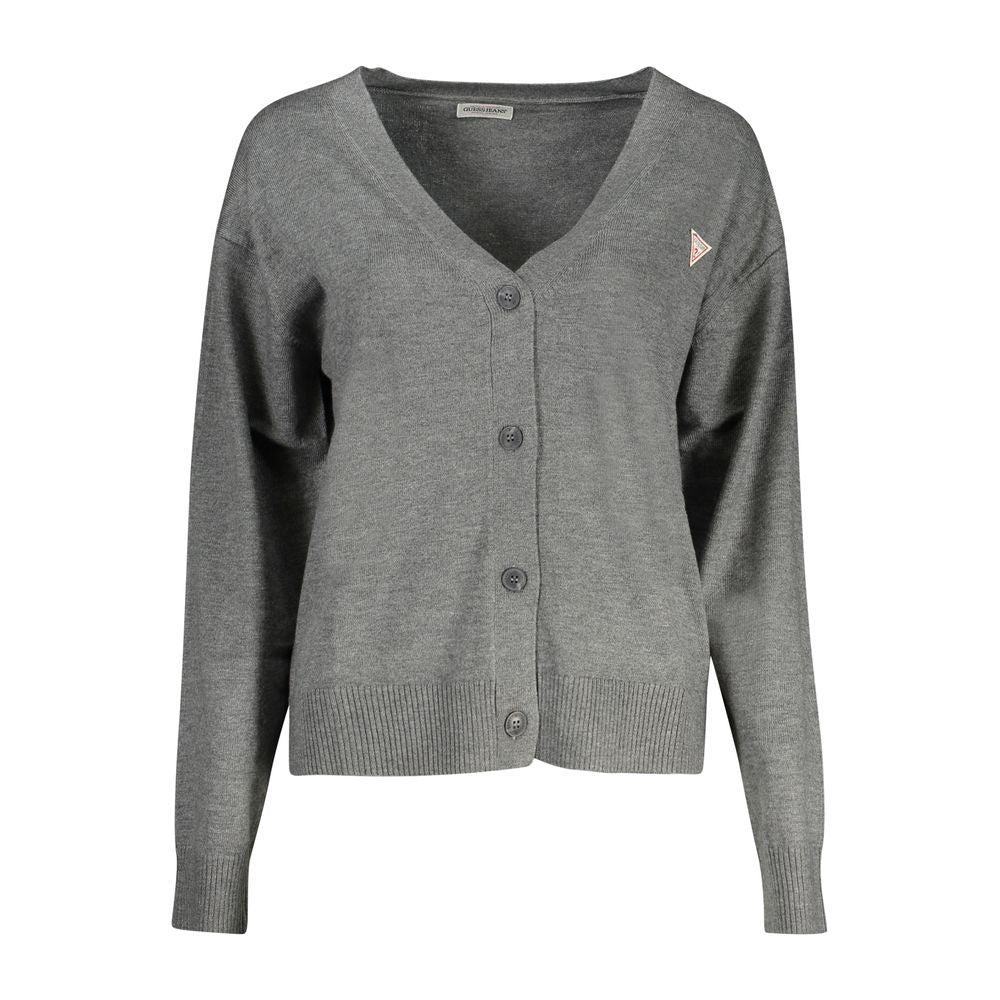 Guess Jeans Gray Polyester Sweater -   -  Guess Jeans.