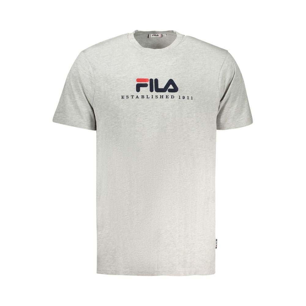 Fila Gray Cotton Men T-Shirt -   -  Fila.