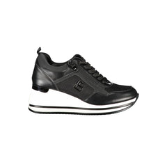 Laura Biagiotti Black Polyester Women Sneaker -   -  Laura Biagiotti.