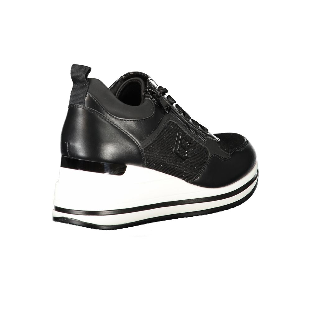 Laura Biagiotti Black Polyester Women Sneaker -   -  Laura Biagiotti.