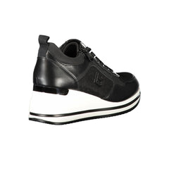 Laura Biagiotti Black Polyester Women Sneaker -   -  Laura Biagiotti.