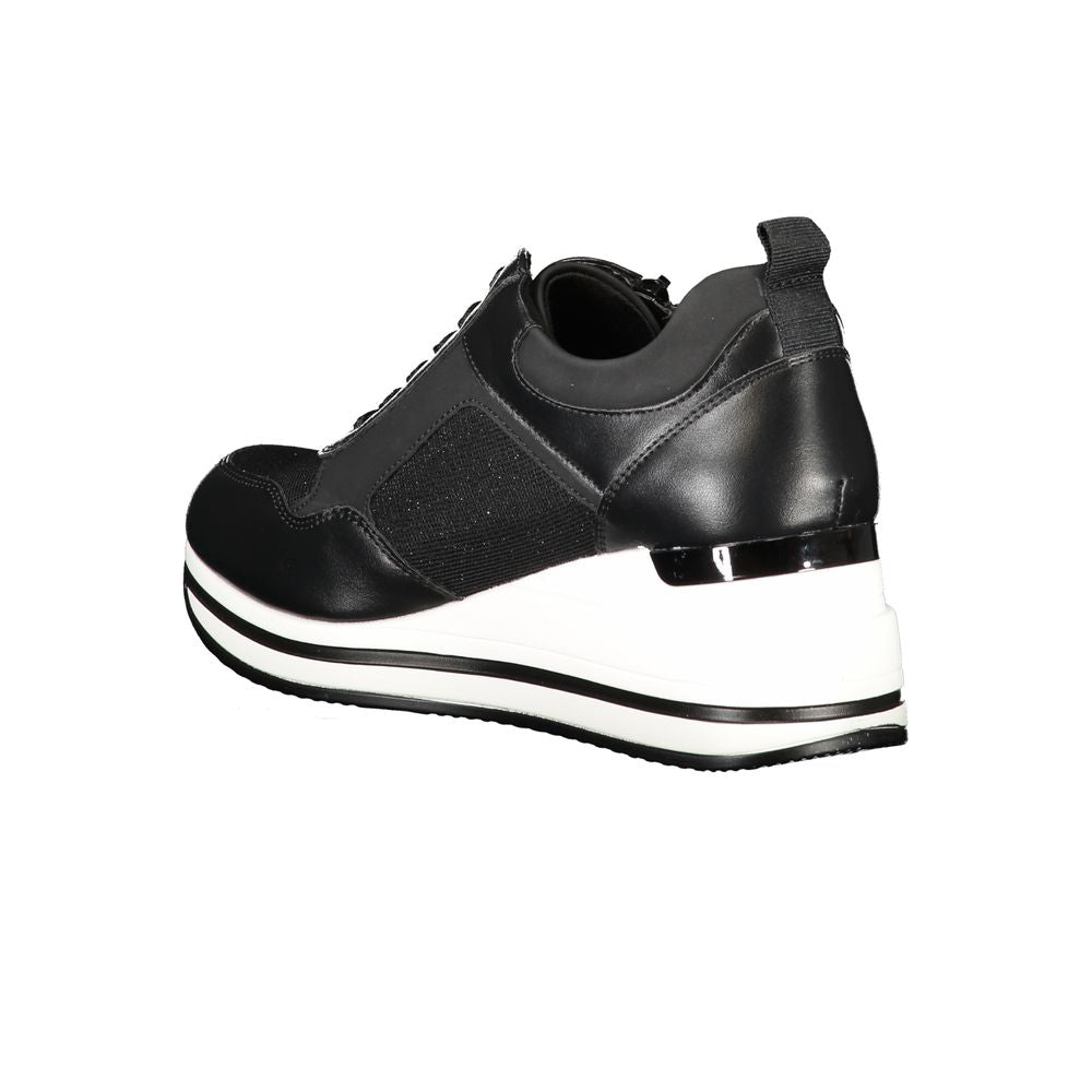 Laura Biagiotti Black Polyester Women Sneaker -   -  Laura Biagiotti.