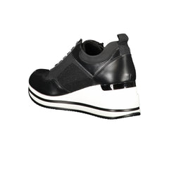Laura Biagiotti Black Polyester Women Sneaker -   -  Laura Biagiotti.