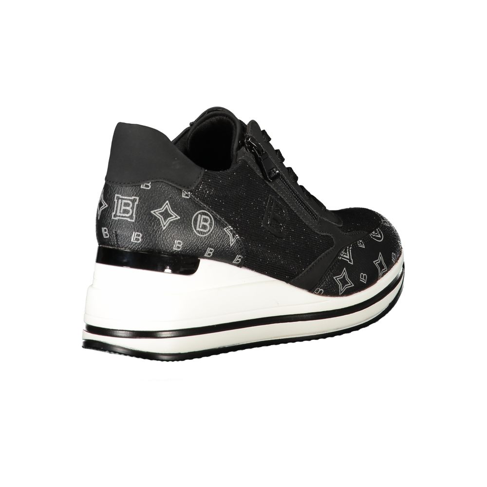 Laura Biagiotti Black Polyester Women Sneaker -   -  Laura Biagiotti.