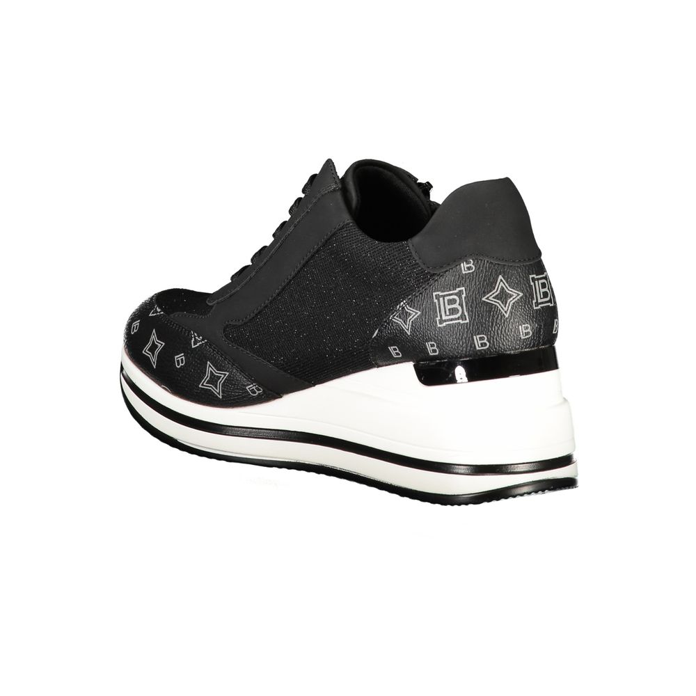 Laura Biagiotti Black Polyester Women Sneaker -   -  Laura Biagiotti.
