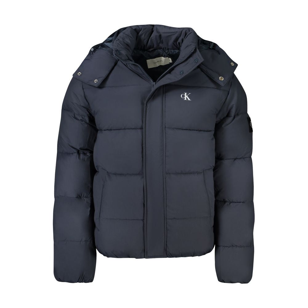 Calvin Klein Blue Polyamide Men Jacket -   -  Calvin Klein.